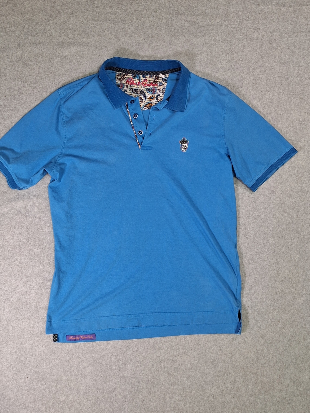 Robert Graham Lucifer Short Sleeve Polo Mens Size L